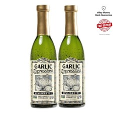 Versatile Garlic Vinaigrette Dressing & Marinade - Small Batch, 2 x 25 oz