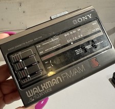 Vintage Sony Walkman WM-F69 FM/AM Radio Cassette Player Auto Reverse Tested