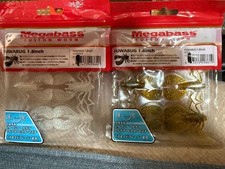 Megabass Fuwabug 1.8" Rockfish Worm Soft Lure 2pcs for Lock Fish Fishing