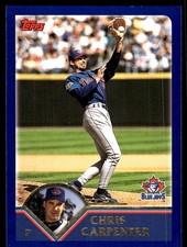 Chris Carpenter 2003 Topps #128 Blue Jays MLB READ FREE SHIPPING AutographDen