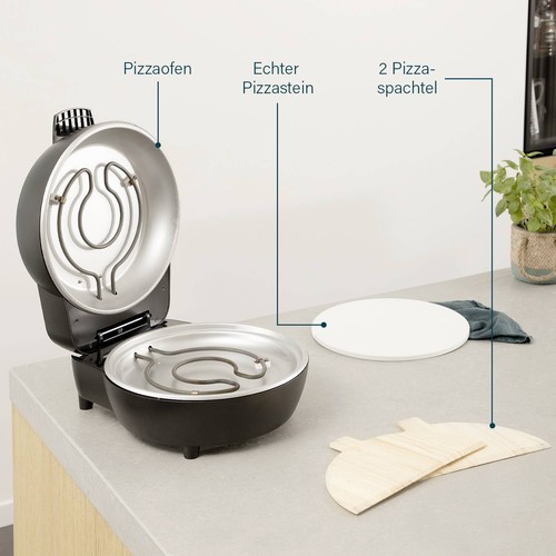 Princess Pizzaofen Pro 115005 - 30 cm - Echter Pizzastein - Temperatur und Timer - Bild 4 von 6