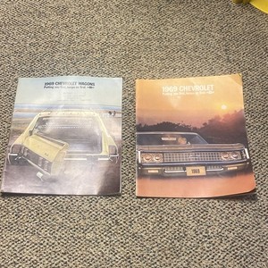 1969 Chevy Impala Brochure plus Chevrolet Wagons Brochure's 1969 Chevy