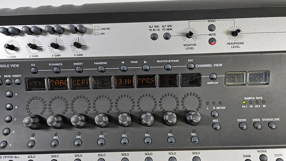 Digidesign 002 Control Surface Audio Interface Tested in Demo Only Missing Knobs - Image 4 of 4