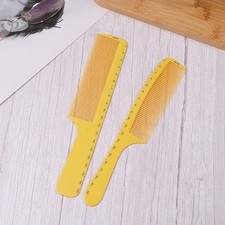 Yellow Hair Cutting Comb Hairdresser Professional Hairdressing Pointed Tail Comb