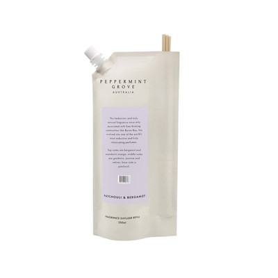 Peppermint Grove Australia Patchouli & Bergamot-Fragrance Diffuser Refill 350ml