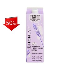 The Honest Company Calm Shampoo Body Wash Refill, Lavender - 32 fl oz