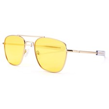Sunglasses Men Polarized Aviator Sunglasses Military Style Metal Frame with B...