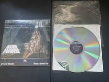Star Wars A New Hope Laser Video Disc 1985 CBS FOX Stereo EXTENDED Play B4 EX