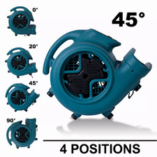XPOWER CFM 3 Speed Air Mover, Carpet Dryer, Floor Fan, Blower