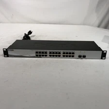 D-LINK DGS 1210-26 26-PORT GIGABIT WEB SMART SWITCH w/ Power Cord Used