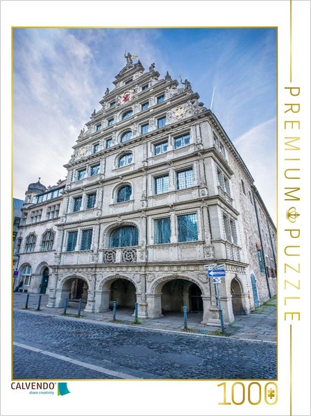 Calvendo Puzzle Braunschweig - Gewandhaus | 1000 Pieces, Finished Size 25.2 × 18-image