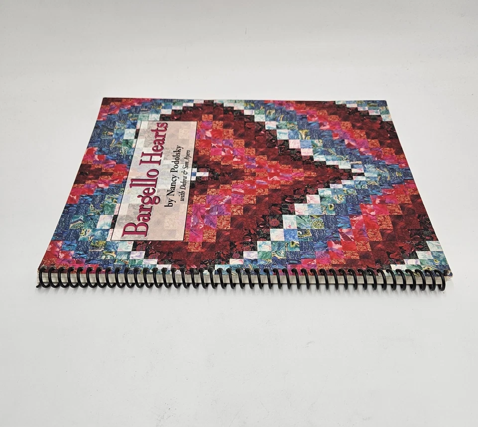 Bargello Hearts от Нэнси Подольски | РЕДКАЯ книга с узорами для квилтинга в спиральном переплете в хорошем состоянии - Изображение 3 из 4