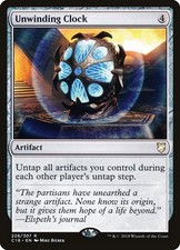 Unwinding Clock - Normal NM MTG Commander 2018