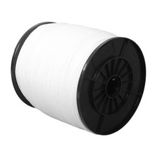 3/16" 1000' White Nylon Rope Sturdy Spool Solid Braid Rope Abrasion Resistance