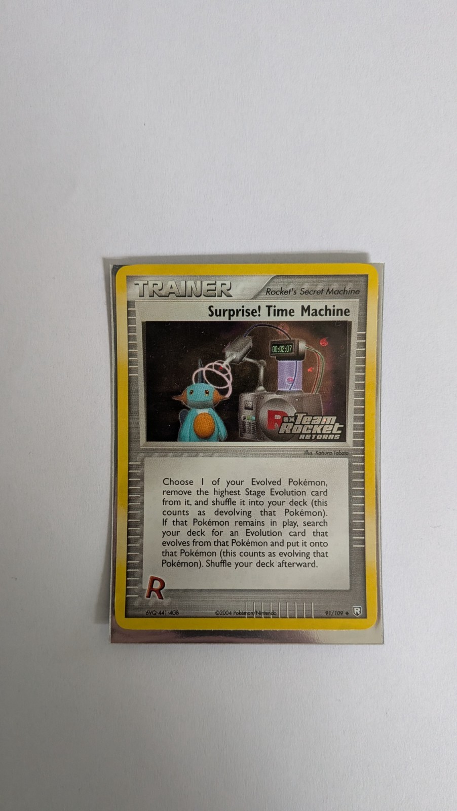 Surprise! Time Machine NM 91/109 Reverse Holo Pokemon EX Team Rocket Returns