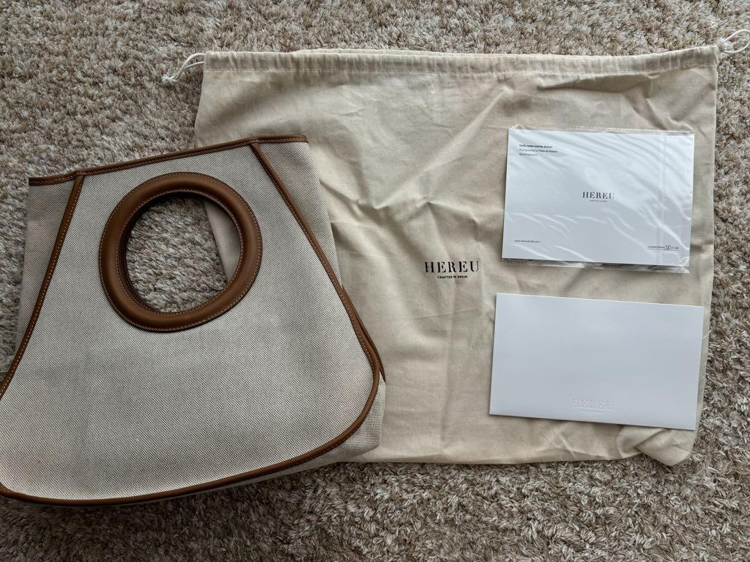 HEREU RODA Canvas Tote Bag Beige | eBay