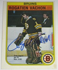 ROGIE VACHON SIGNED 2014 UPPER DECK GOODWIN CHAMPIONS CARD AUTOGRAPH AUTO!
