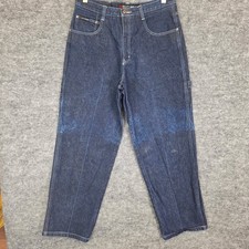 VTG South Pole Jeans Mens 34X32 Blue Denim Carpenter Baggy Skater Y2K Hip Hop