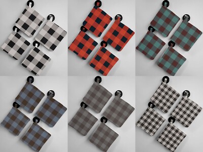 Buffalo Check Plaid Potholders (6 Colors Available)