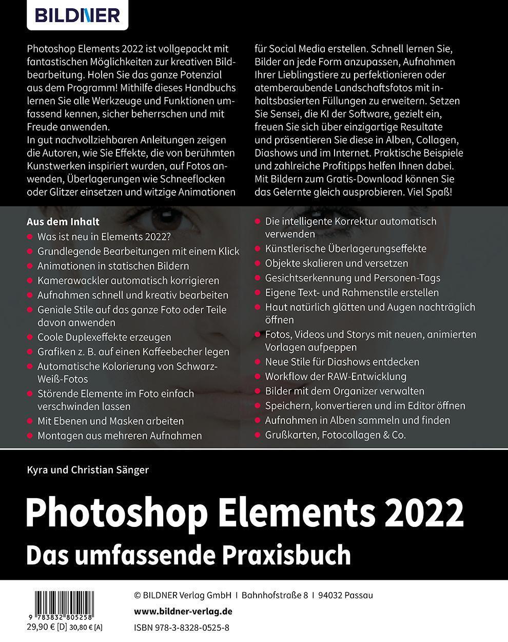 Thumbnail - Photoshop Elements 2022 - Das Umfangreiche Praxisbuch | Kyra Sänger