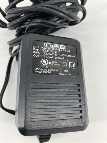 Line 6 POD 2.0/ POD XT/Bass POD XT Live/POD X3 /PX-2G AC Adapter Power Supply 9V - Afbeelding 2 van 6