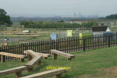 Foto 12x8 Blick auf Canvey Island und die Ölraffinerie Coryton aus dem ste c2015