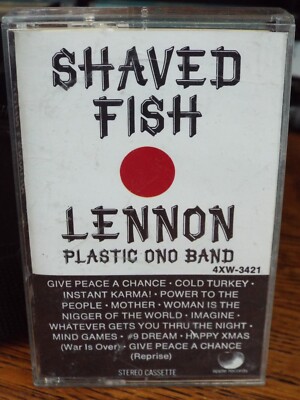 Shaved Fish by John Lennon Plastic Ono Band Audio Cassette Tape Vintage 4XW-3421