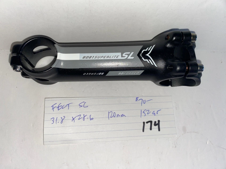 Guidão de feltro SL HASTE 120mm 28.6 direção x 31.8 - Imagem 2 de 4