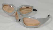 Hasbro NERF N-Strike Dart Tag Protective Safety Glasses Goggles Gray Orange Lens