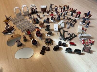 Lemax Christmas Village Figurines and Accessories - Over 70 Pieces!!