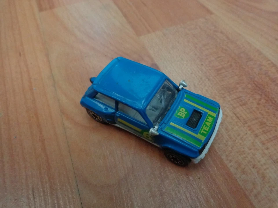 Vintage 1988 Corgi Juniors 1/64 - Renault 5 Turbo Bp Rally Pressofuso Auto - Immagine 2 di 2