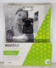 VIVITAR MAKE A MEMORY WEARABLE LIFECAM DVR906 MINI SIZE CAMCORDER New Sealed