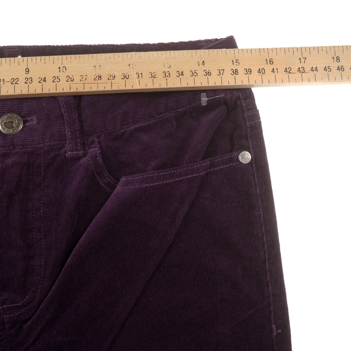 Mountain Khakis Classic Fit Skinny Purple Corduroy Pants Womens 4