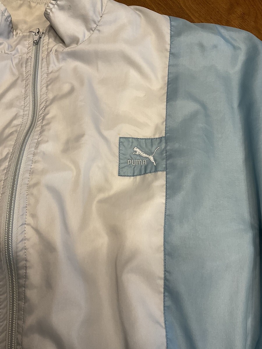 ジャケット・アウター 80s Puma track blouson jacket y2k Vintage Puma Windbreaker Zipup Zip Up Jacket 1980s Size M