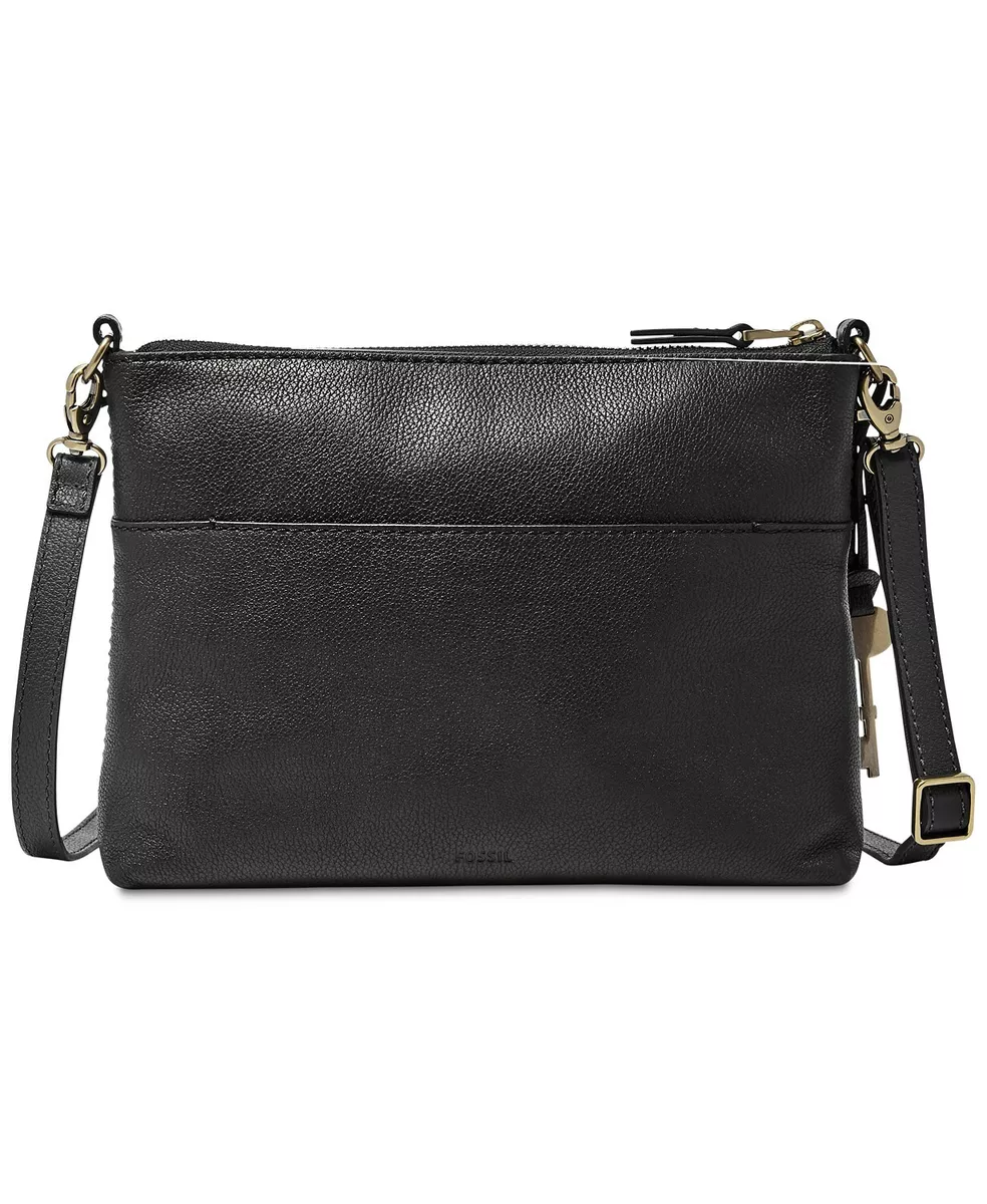 Fossil fiona small leather crossbody sale