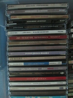Rock Pop Folk Country etc cds your choice 6 for $18 FS or $3 + flat Shipping