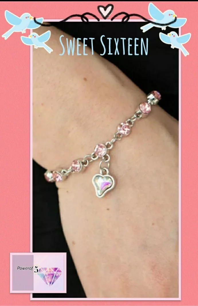 Paparazzi Bracelet Sweet Sixteen pink eBay
