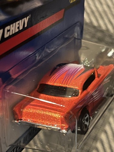 Hot Wheels Blaue Karte 1957 Chevy 1/64 Druckguss Auto Sammler #228 im Jahr 2000 - Bild 7 von 14
