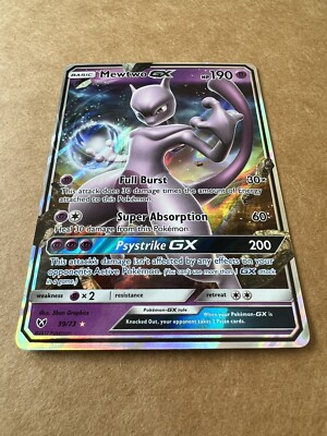 Mewtwo GX ポケモンカード 190HP Mewtwo Gx Hp190 Red Color 💥Fan Art💥Full Burst NM | eBay
