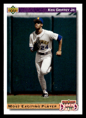 -KJ- 1992 Upper Deck Diamond Skills - Ken Griffey Jr #650 (E) *Free Shipping*
