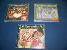 Karoake Classic and Timeless Love Songs lot of 3 NEW  UNOPENED but small cracks