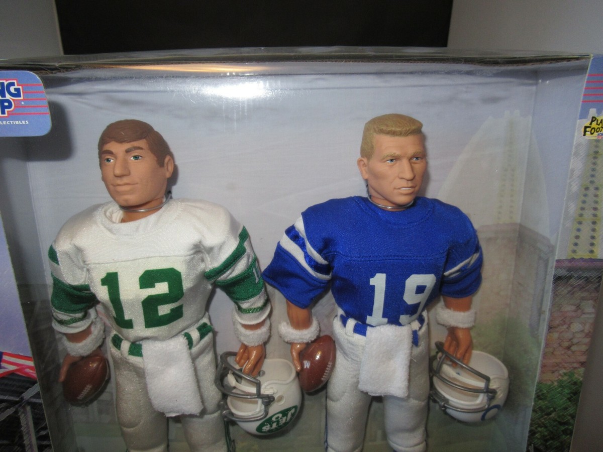 1998 Starting Lineup Football Legends Joe Namath & Johnny Unitas
