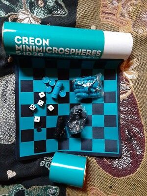 Chess Set Backgammon Ephemera Creon Minimicrospheres Tube Set Rare Ephemera Neat