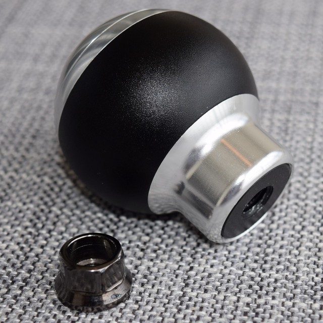 BLACK SHIFT KNOB 6 SPEED MANUAL 10X1.5MM THREAD BILLET FOR 0615 HONDA