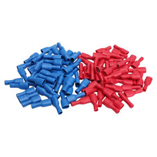 Mixed Fully Insulated Female Spade Terminals Blue And Red Crimp Connector Mix
