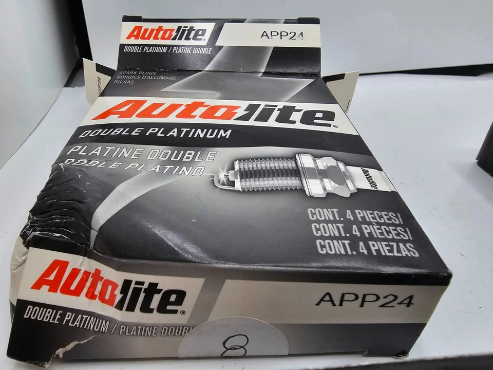 (CANTIDAD 8) Bujía Autolite Doble Platino APP24 para Ford F-250 HD F-350 1997 Foto 4 de 4