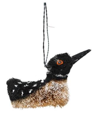 Loon Bird Brushart Nature Hanging Ornament NWT Christmas Year Round