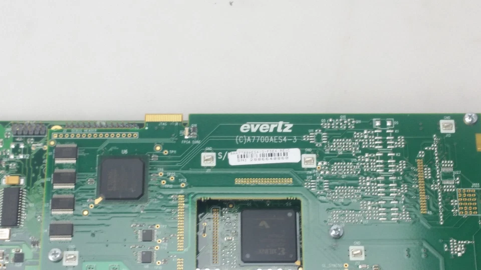 Evertz 7746FSE-HD HD/SD SDI Frame Synchronizer Sync  W/ Back panel - Image 3 of 4