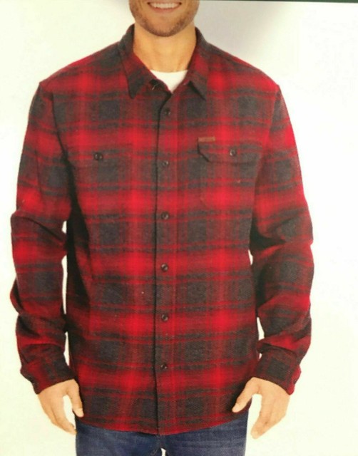 Orvis Big Bear Flannel Plaid Shirt Classic Fit Men Size XL Brown/black/beige for sale online | eBay