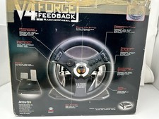 Vintage V4 Force Feedback Racing Wheel/Pedals For PC Games Windows 95/98 OpenBox